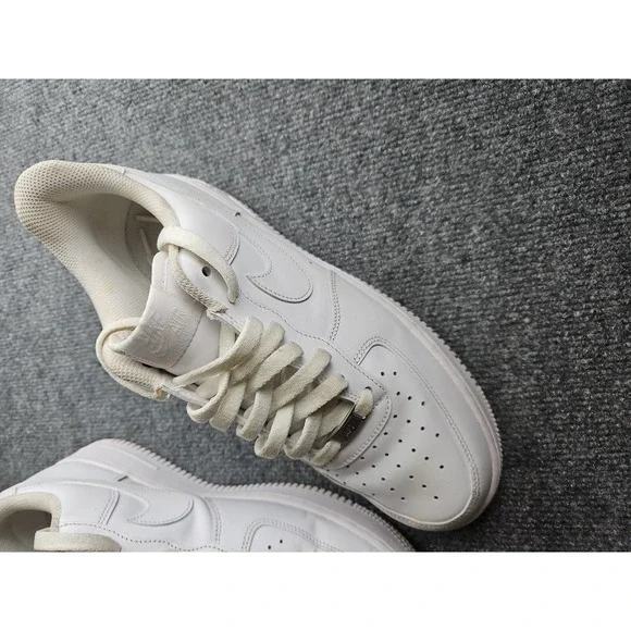 Nike Air Force 1 White Low Top CW2288-111 Mens Sz 10 Super Clean - Picture 3 of 11